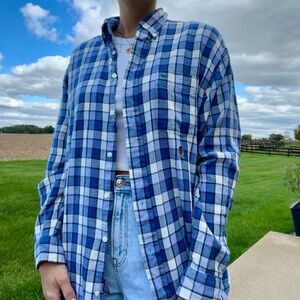 Y2K Tommy Hilfiger oversized button down shirt